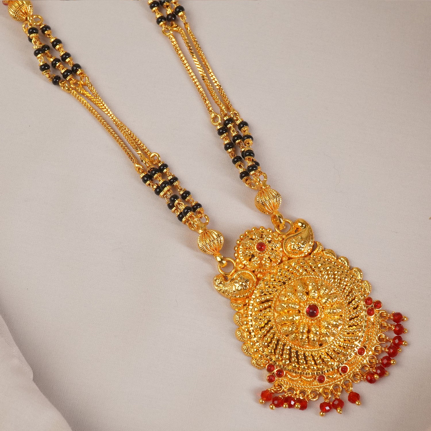 One Gram mangalsutra Design Flower