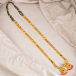 buy and shop online one gram gold mangalsutra design with vati pendant