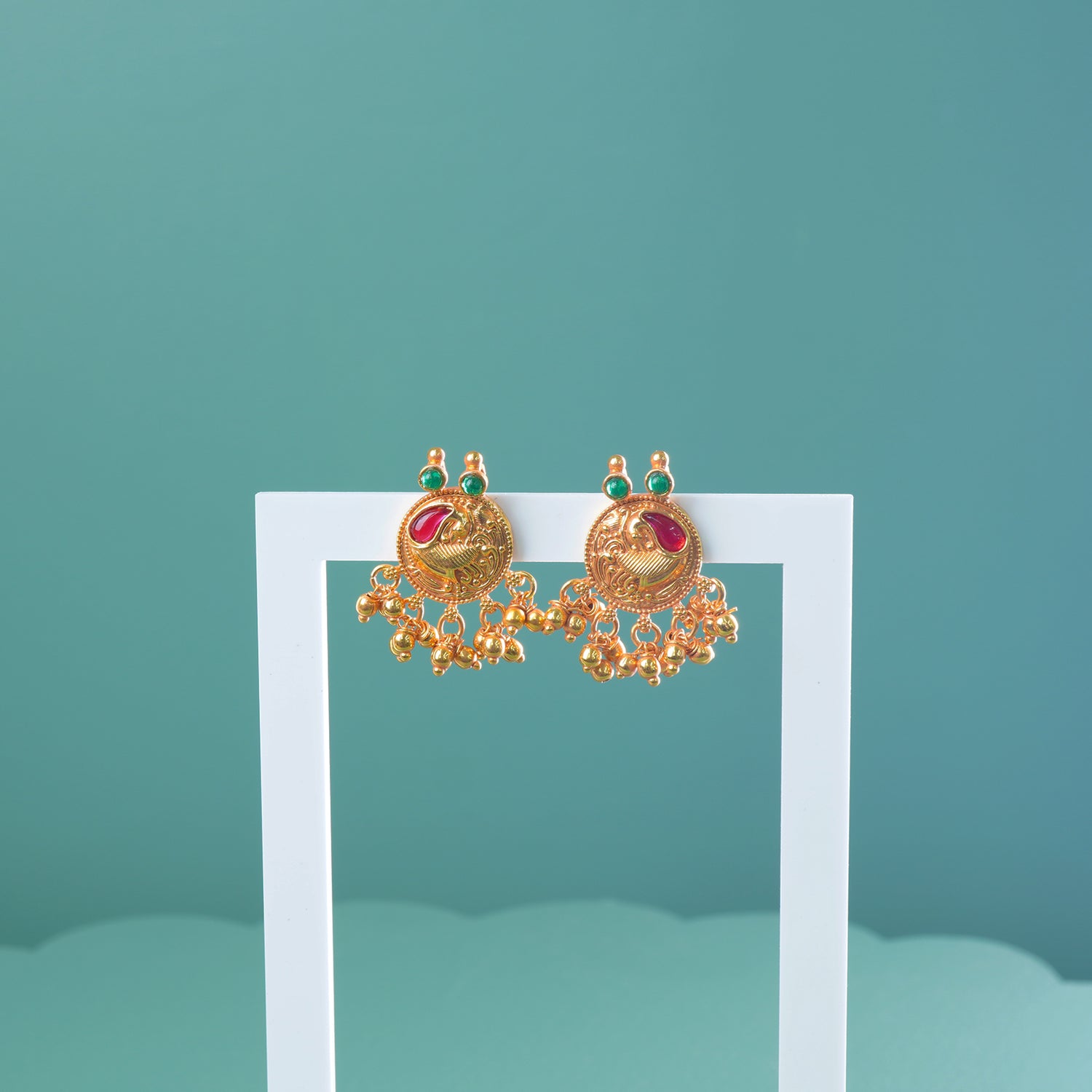 Gheru Tops Peacock Design