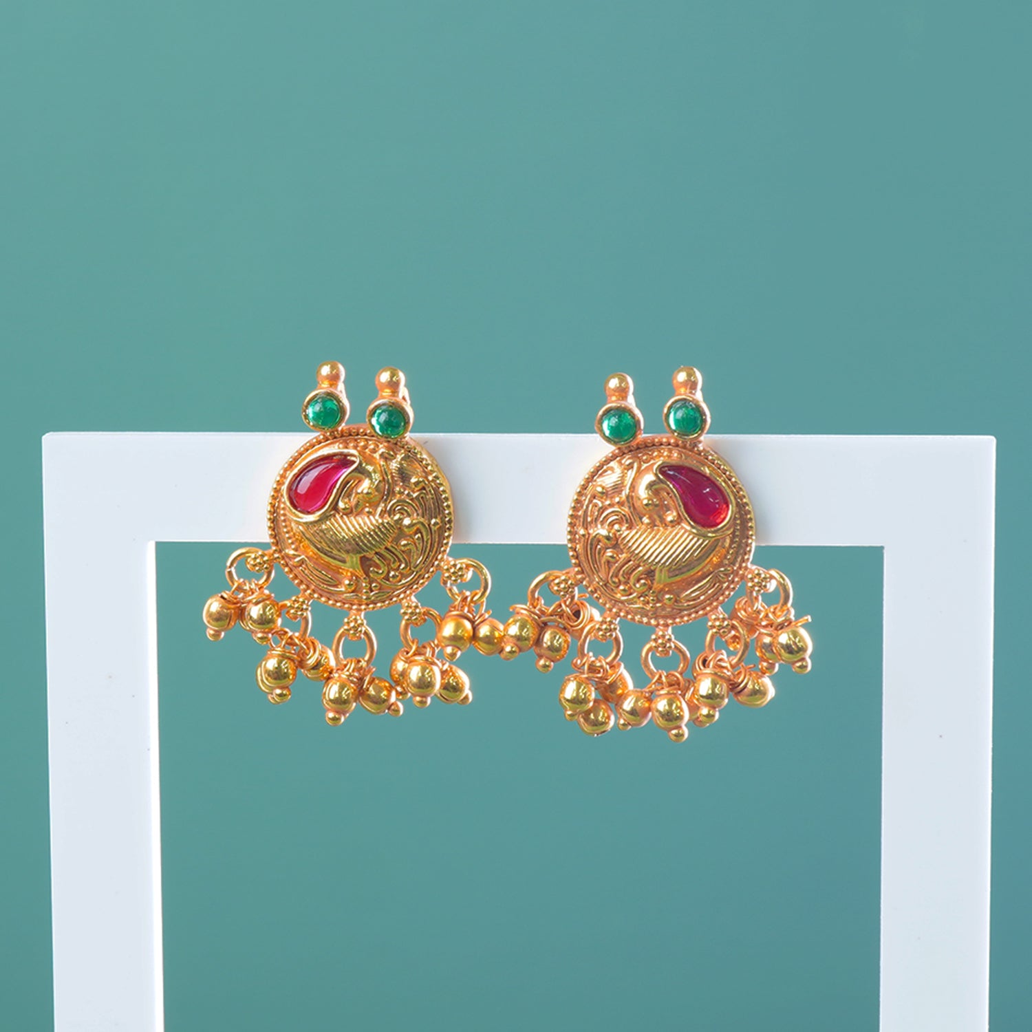 Gheru Tops Peacock Design