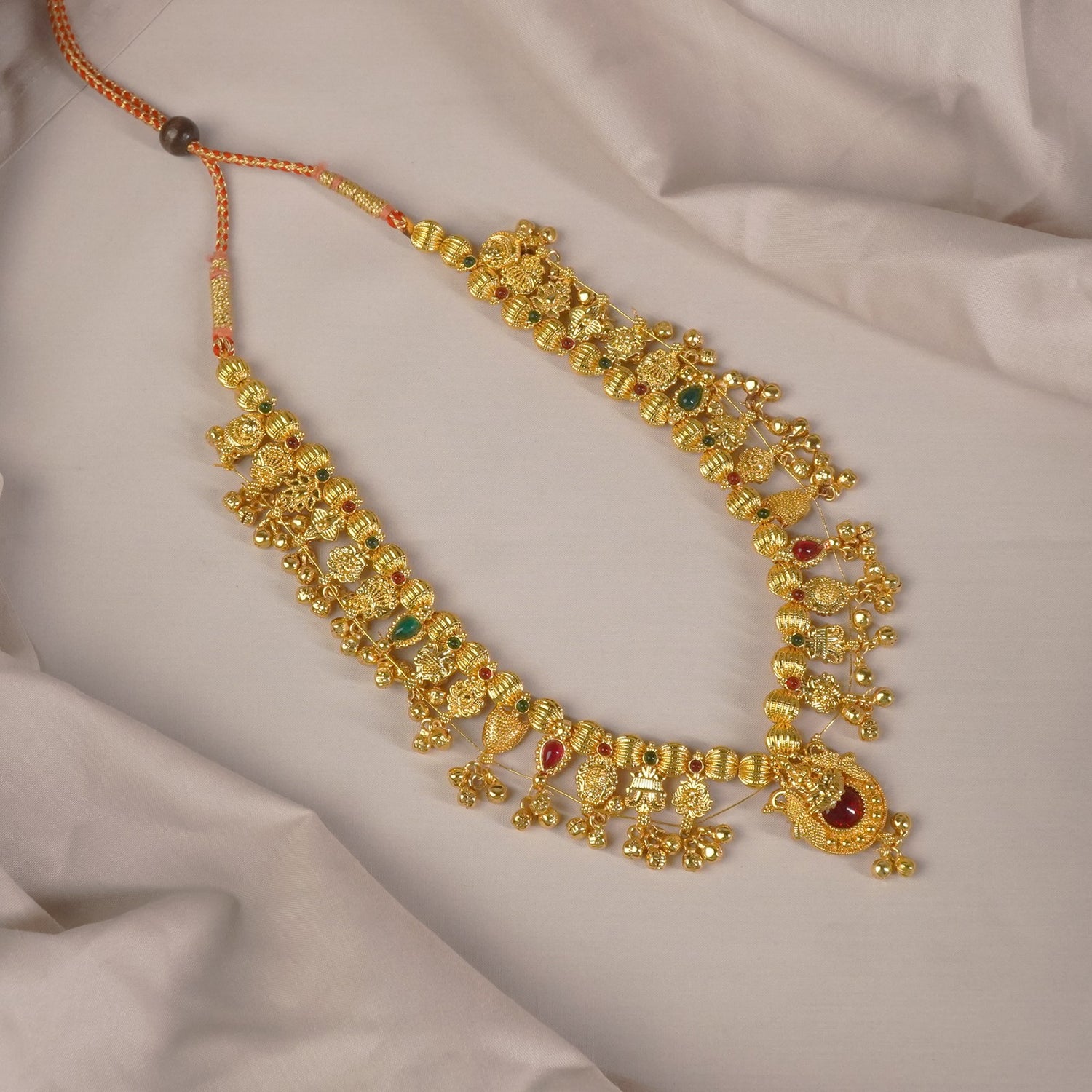 Small Kolhapuri Saaj To Wear With Nauvari saree