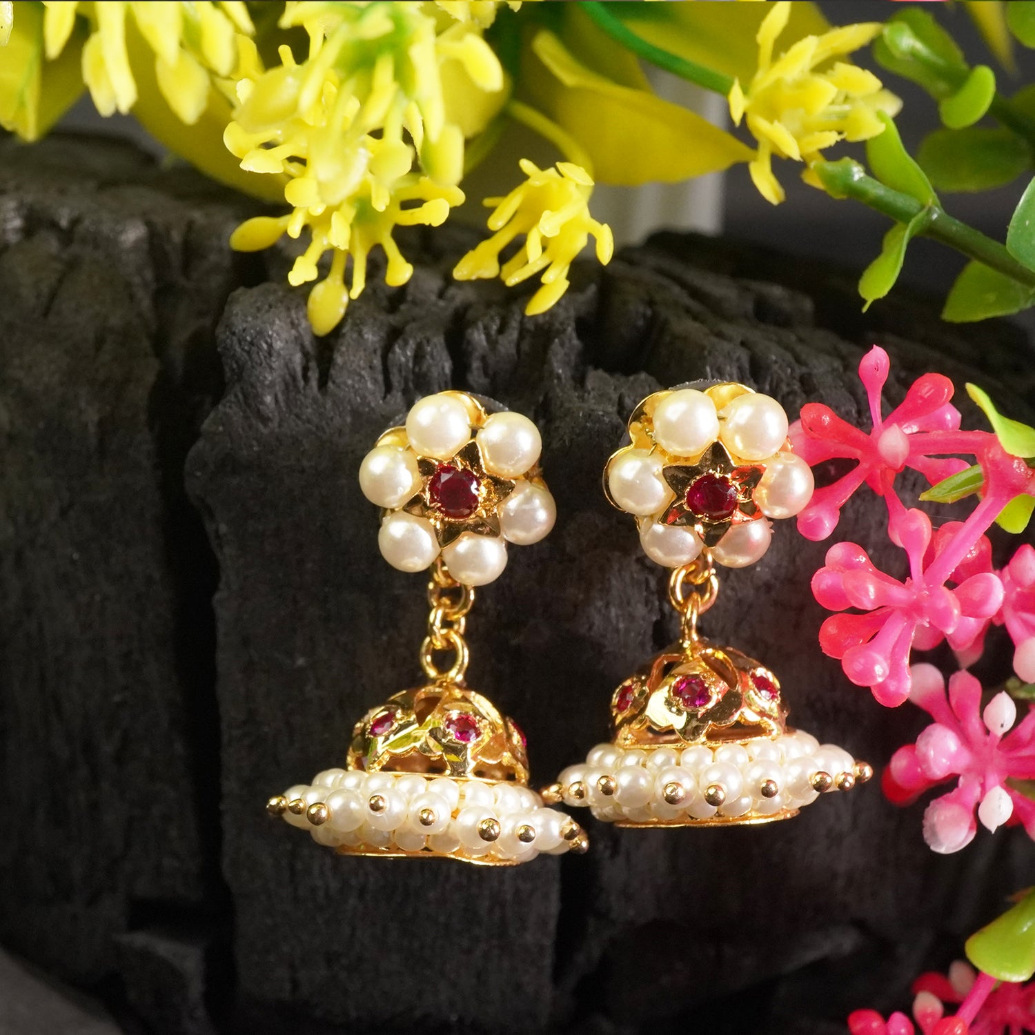 Gold plated Chota Kudi Jhumkis