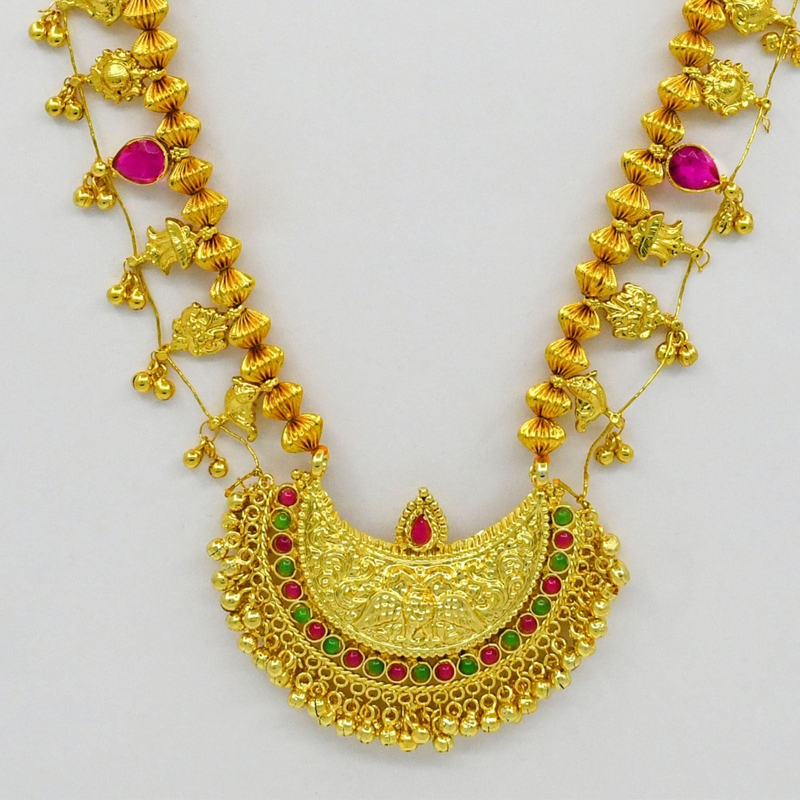 Special Kolhapuri Saaj 12 Pani Javmani Antique Laxmi Pendal