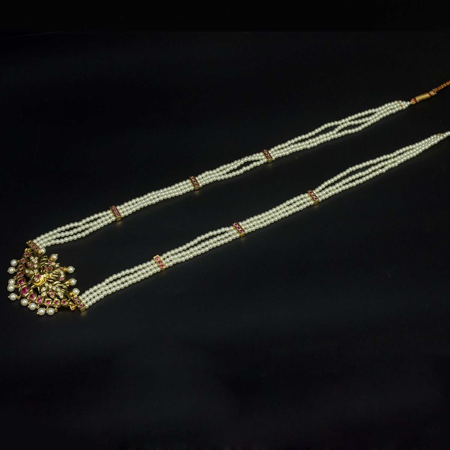 Gold-plated Tanmani necklace