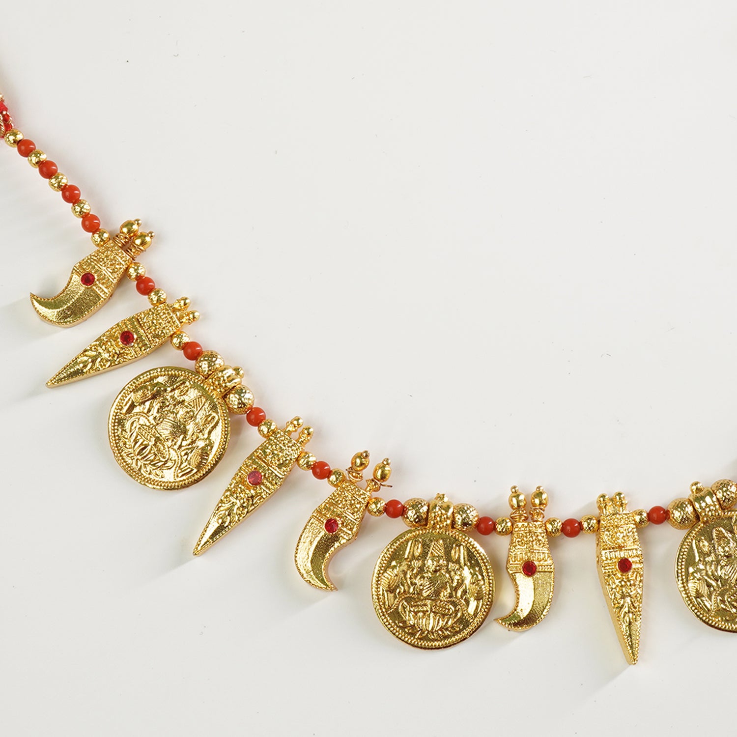 Premium Coin And Vaghnakhi Necklace Design